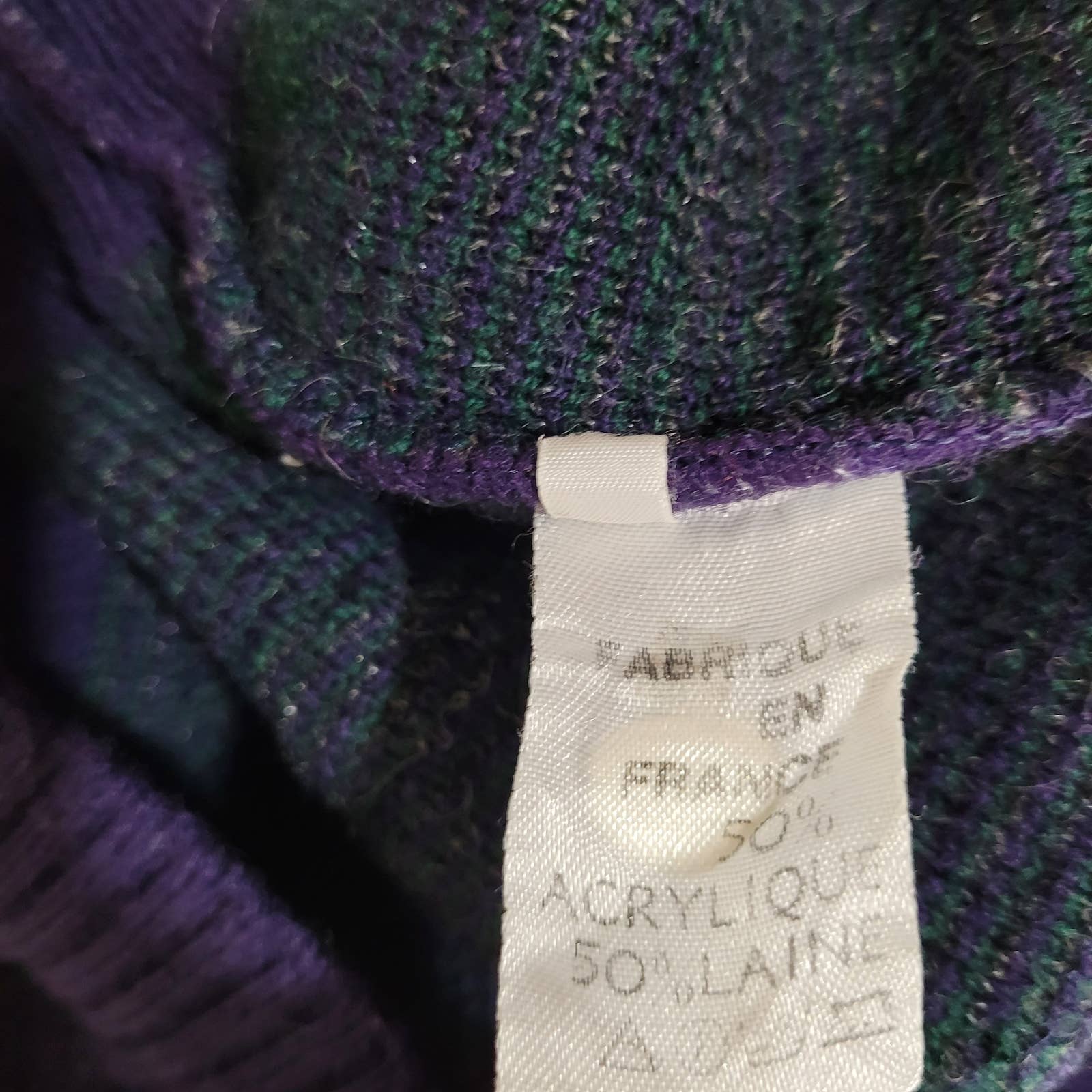 Vintage Laurent Cerrer Paris Crewneck Wool Blend Sweater - Size SmallMarkita's ClosetLaurent Cerrer