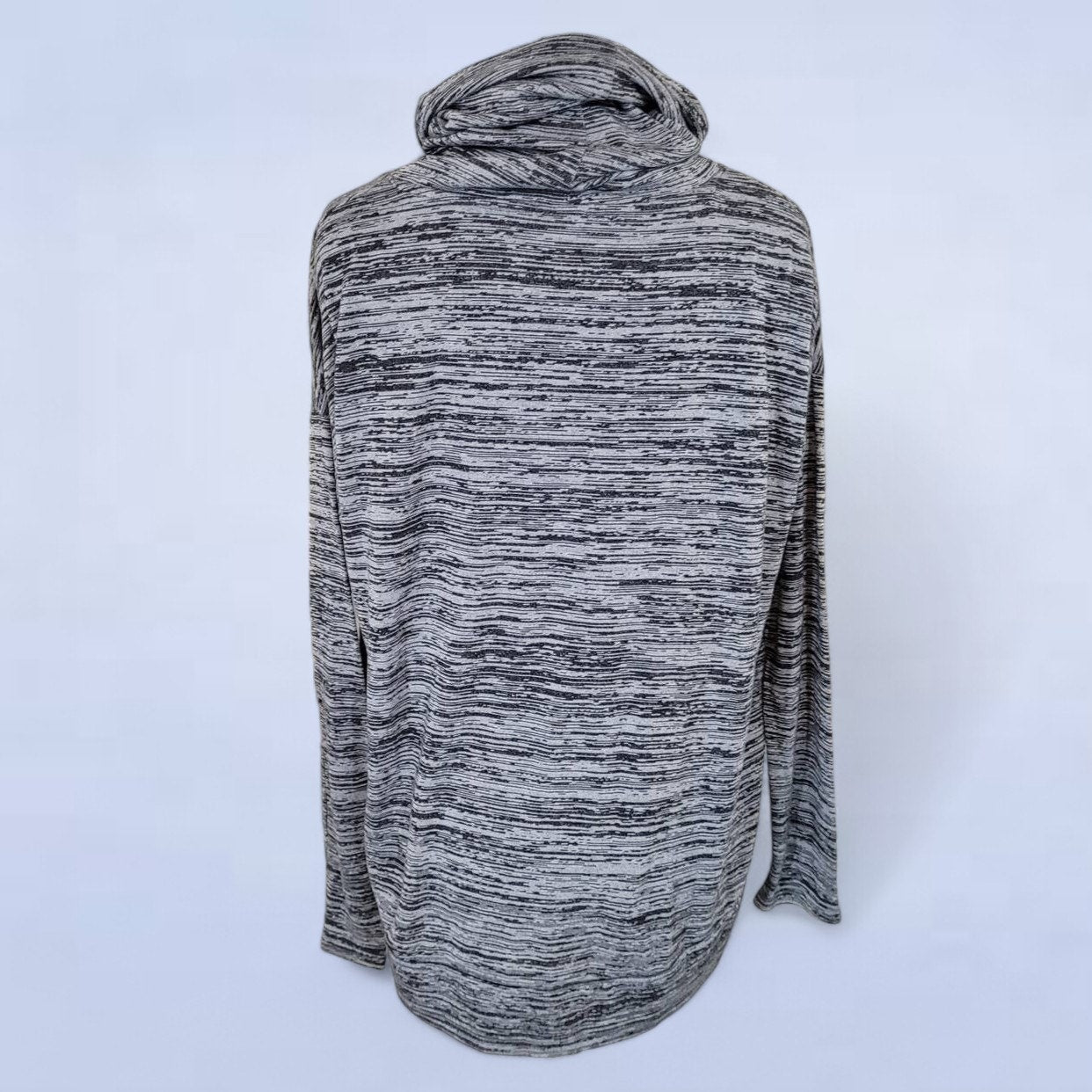 Bench Heathered Gray Cowl Neck Sweater - Size Extra Large