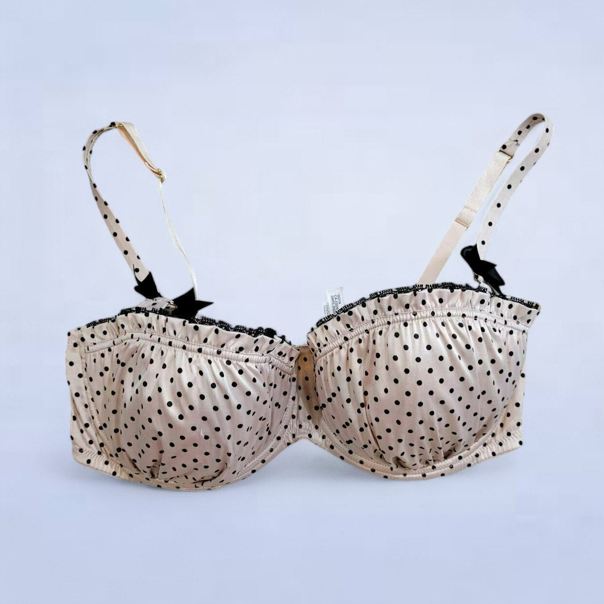 Frills and Thrills by La Senza Polka Dot Lace Bra - Size 36DD