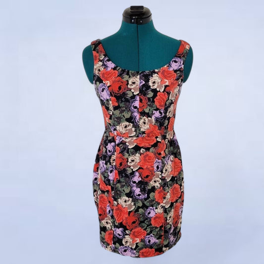 Asos Floral Sheath Dress - Size 4