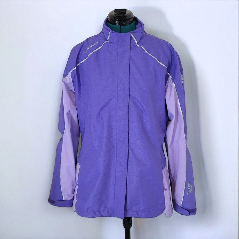 Sunice Elan Zephal Jacket Purple Large Waterproof Breathable - Size Extra Large