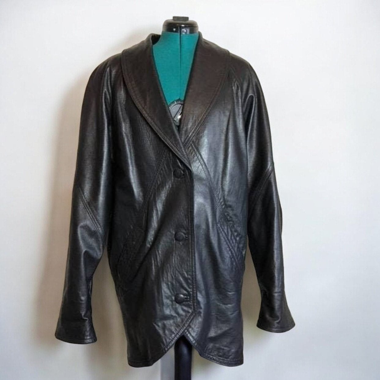 Vintage Danier Leather Jacket - 1980s Leather Jacket, Retro Leather Jacket