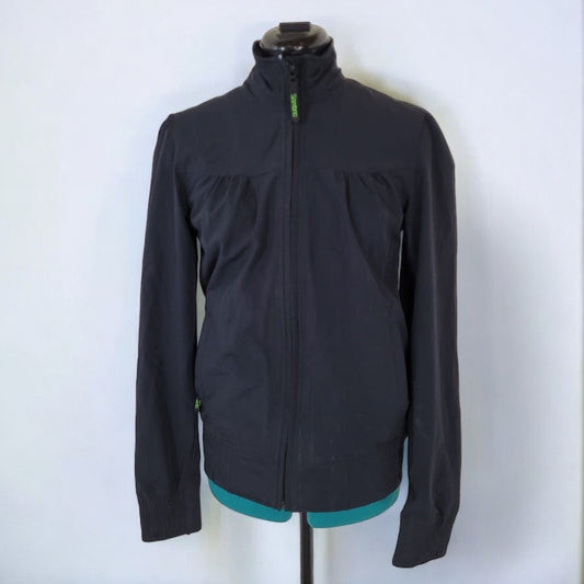 Sombrio Cartel Womens Freeride Jacket Biking Full Zip Nylon Black - Size Medium