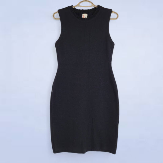 1 by O'2nd Black Wool Pencil Dress - Size Medium