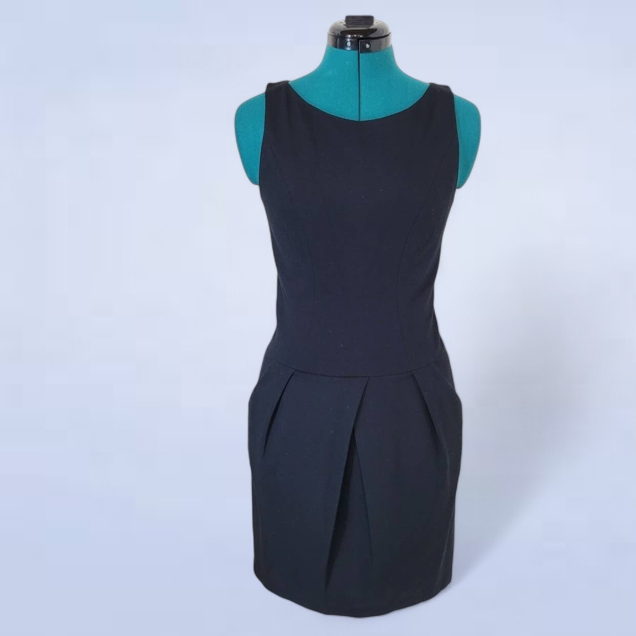 Teenflo Black Pleated Pencil Dress - Size 4