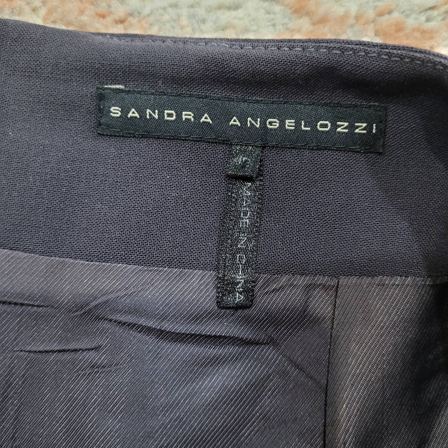 Sandra Angelozzi Wool Blend Skirt - Size 12