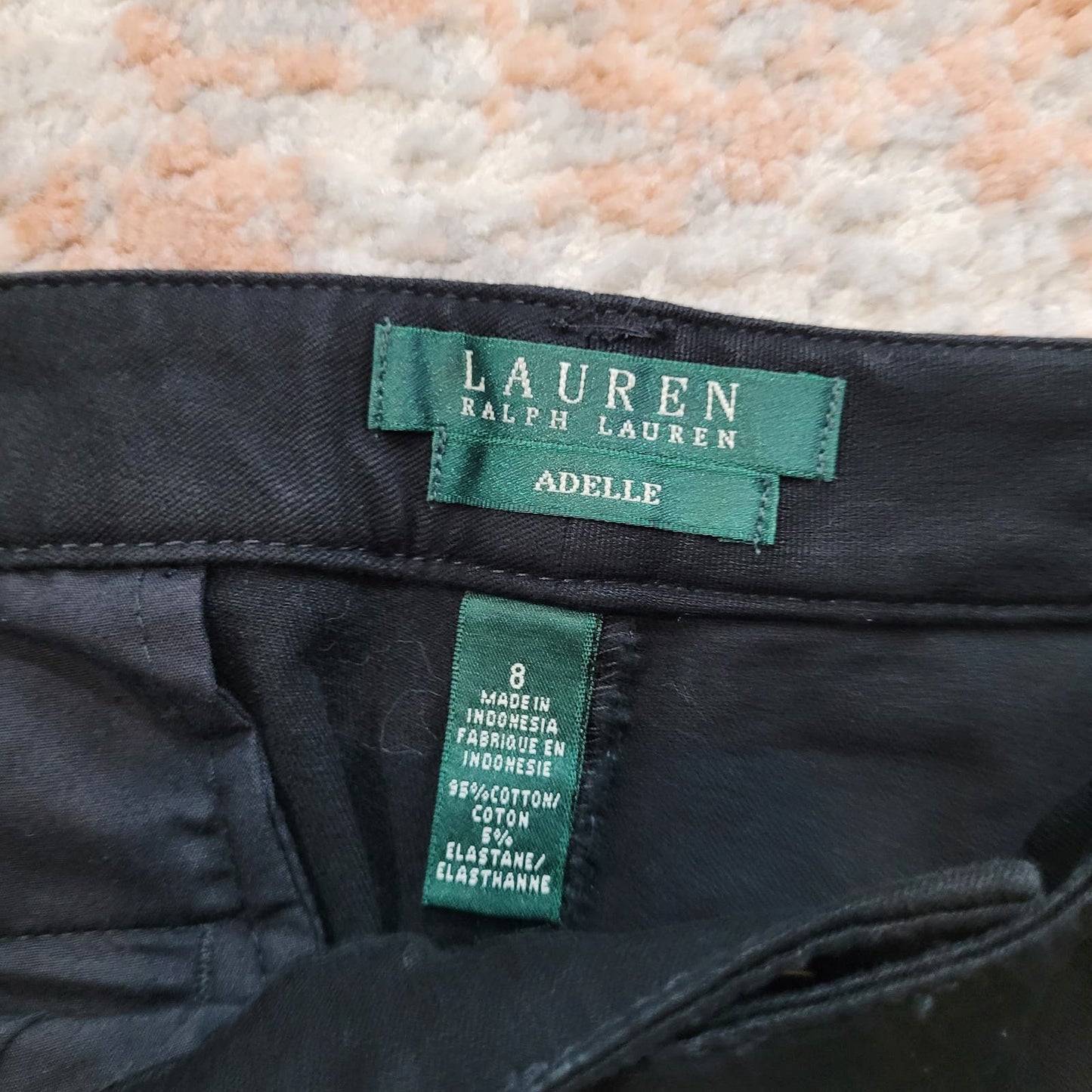 Lauren Ralph Lauren Adelle Black Shorts - Size 8