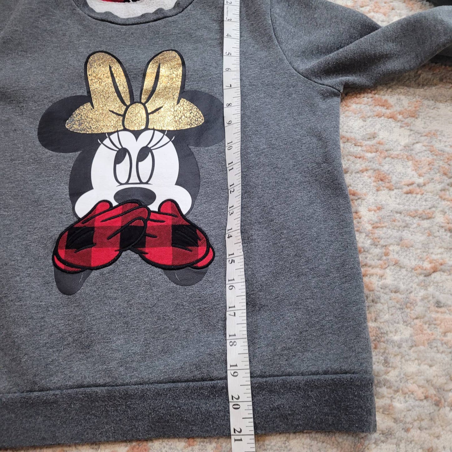 Joe Fresh Minnie Mouse Gray Crewneck Sweater