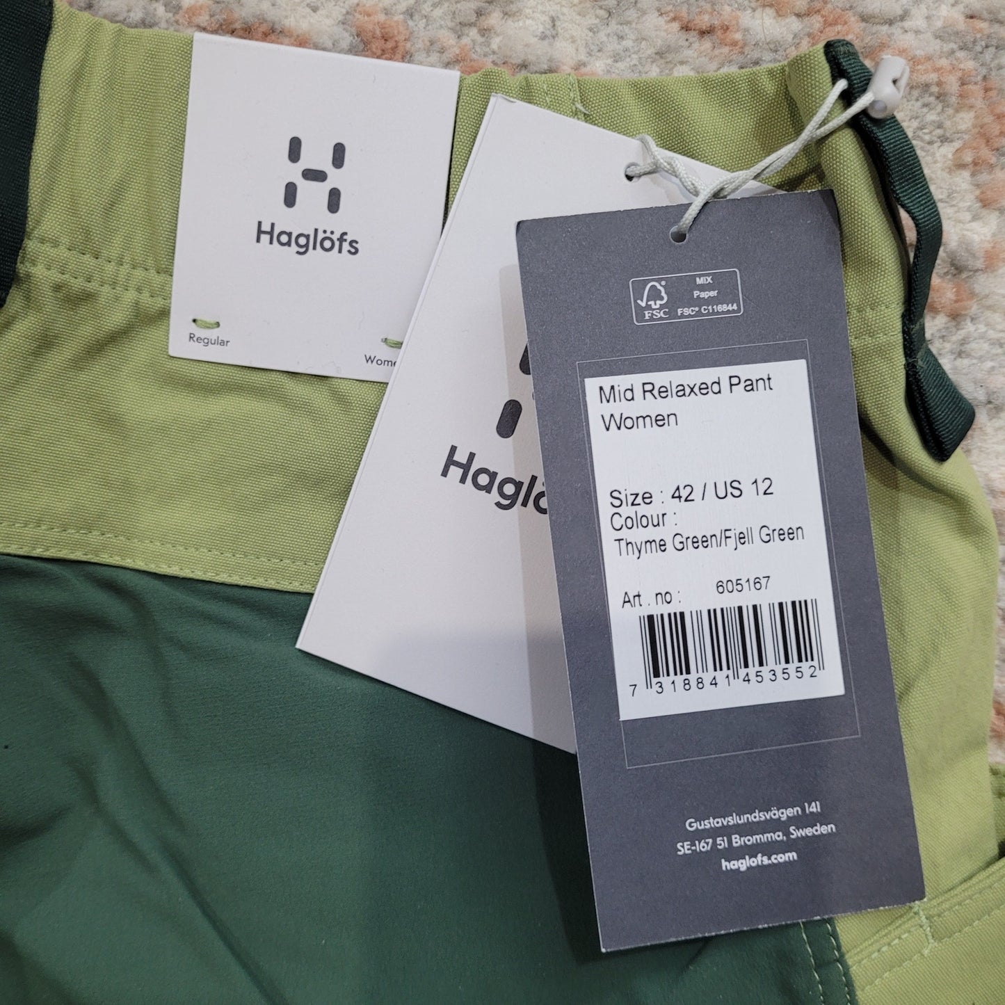 Haglöfs Mid Relaxed Pant - Size 42