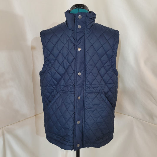 Boston Traders Blue Quilted Vest - Size Medium
