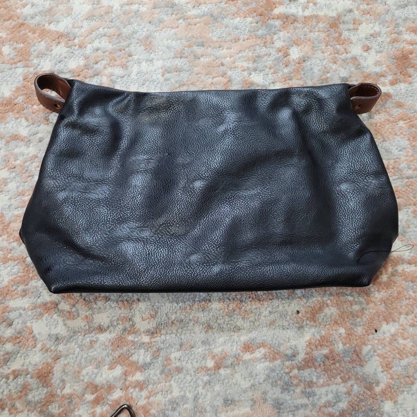 Clarks Black and Brown Leather Purse with Removable Clutch