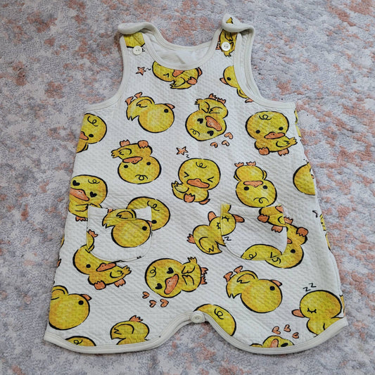 Mellisse Super Comfy Baby Duck Romper - Size 5