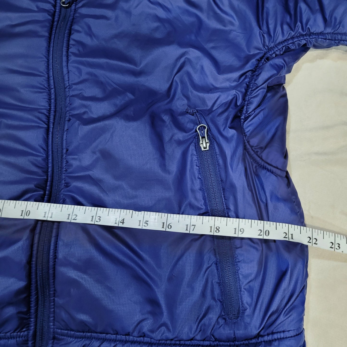 L.L. Bean Blue Puffer Primaloft Coat Jacket - Size Large