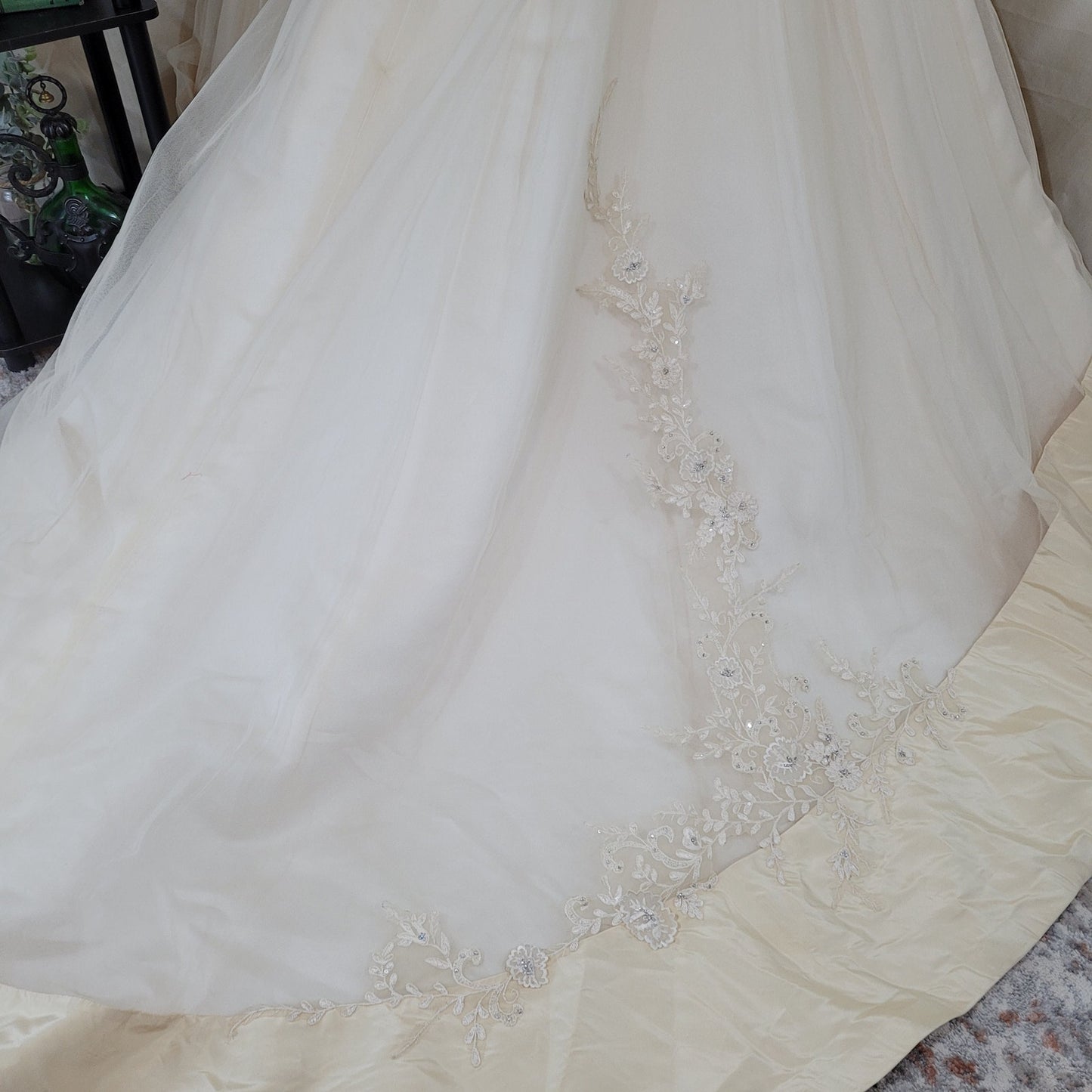 Mon Cheri Wedding Dress in Antique Gold - Size 4