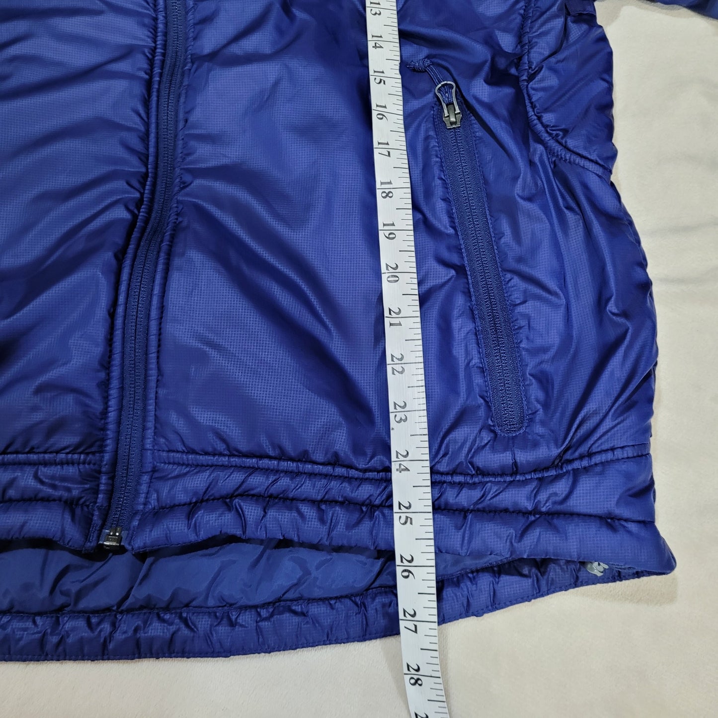 L.L. Bean Blue Puffer Primaloft Coat Jacket - Size Large