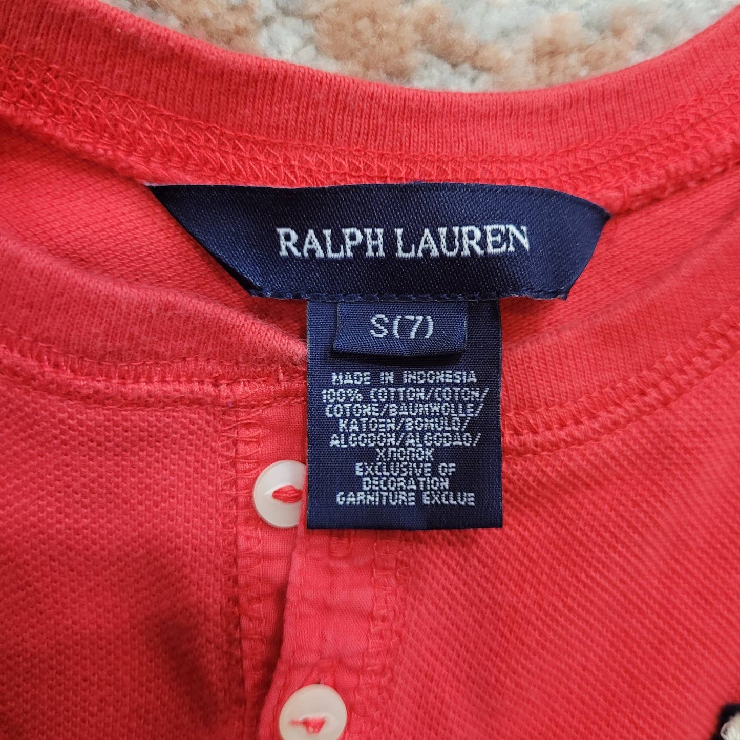 Ralph Lauren Red Sleeveless Tank - Size Small