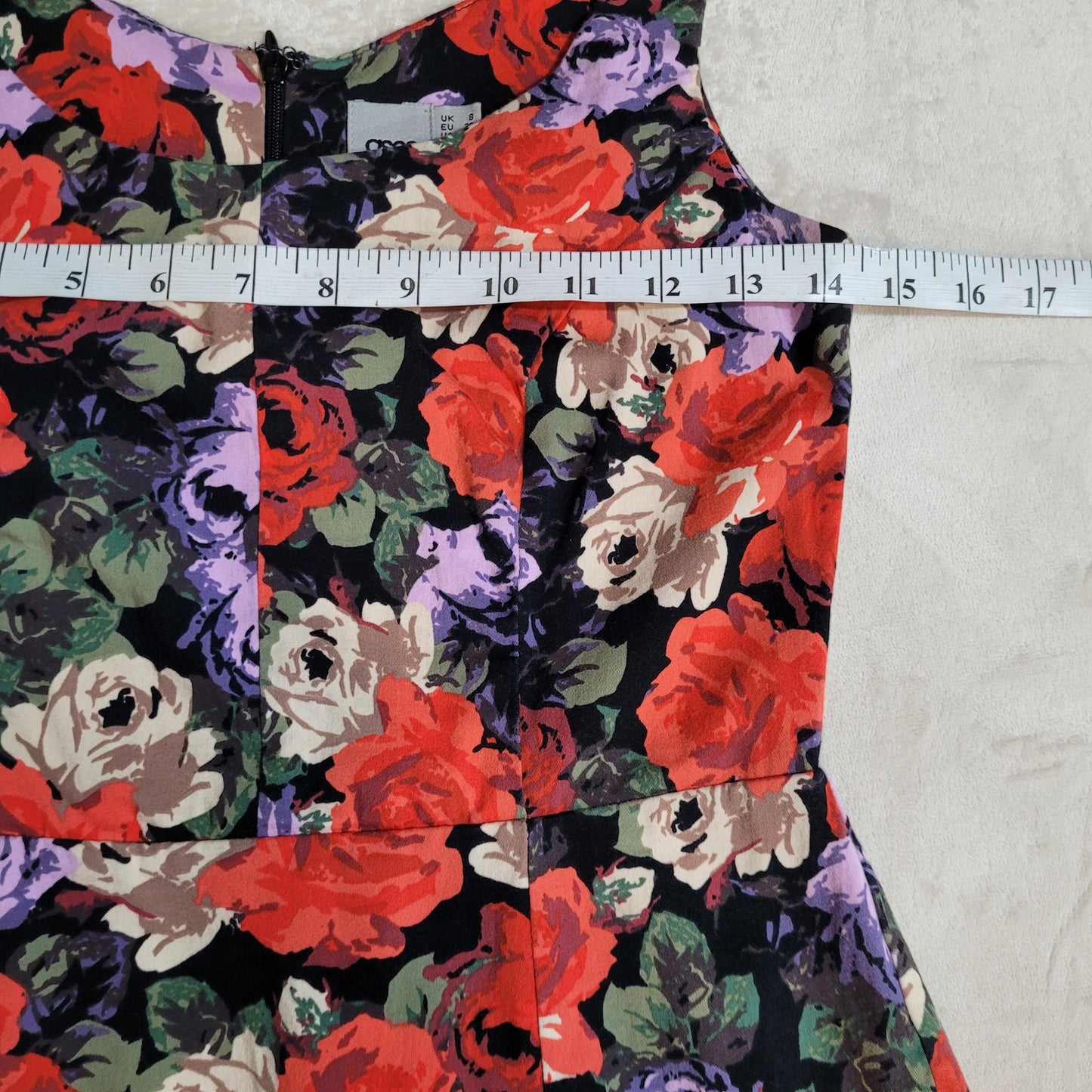 Asos Floral Sheath Dress - Size 4