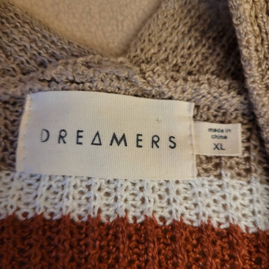 Dreamers Knit Striped Cardigan - Size Extra Large