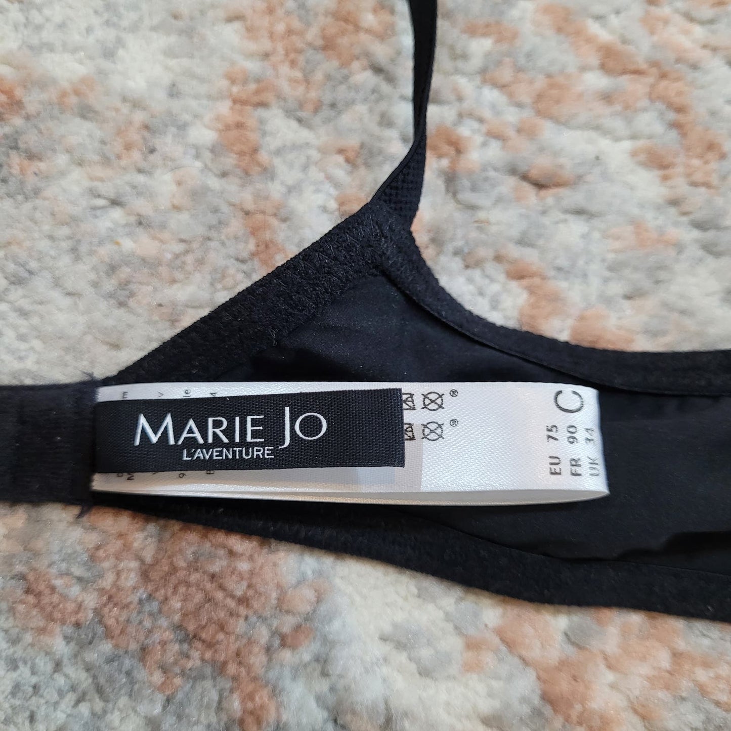 Marie Jo L'Aventure Black Lace Bra - Size 34C