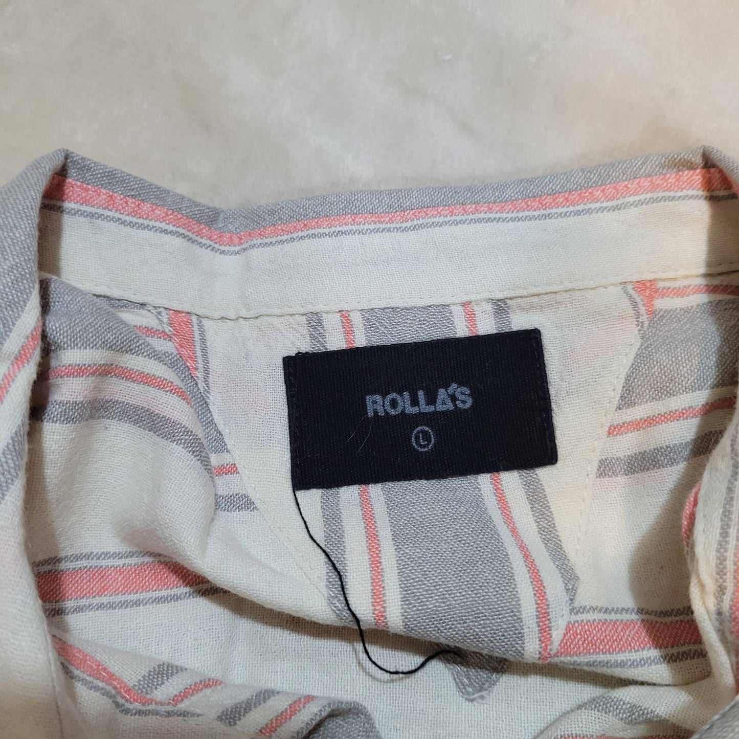 Rolla's Bon Smoke Striped Shirt - Size Large