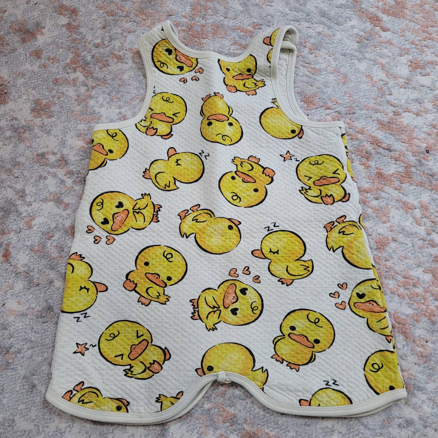Mellisse Super Comfy Baby Duck Romper - Size 5