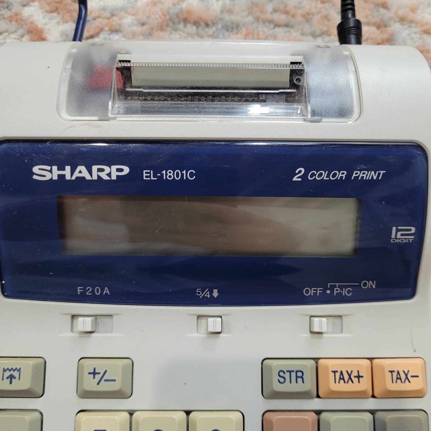 Sharp EL-1801C Calculator - Tested, Working