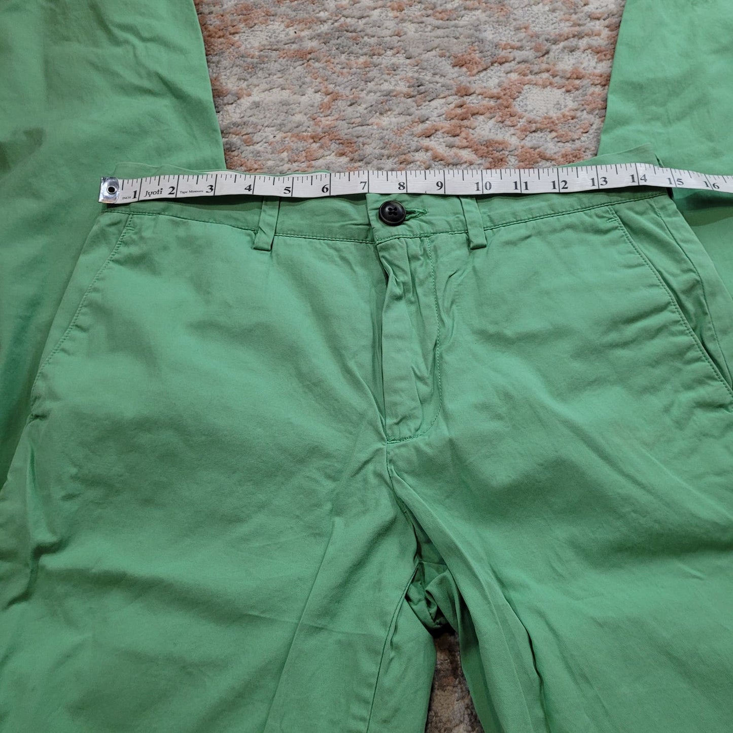 Club Monaco Davis Slim Fit Green Chino Pants - Size 28