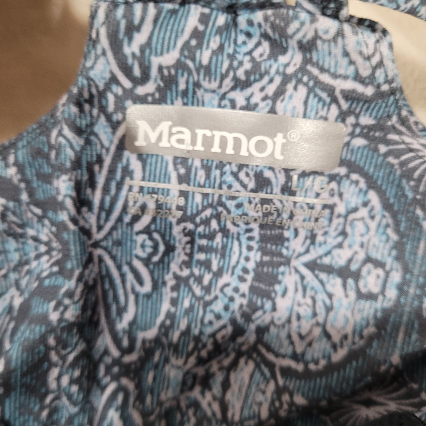 Marmot Taryn Blue Dress - Size Large