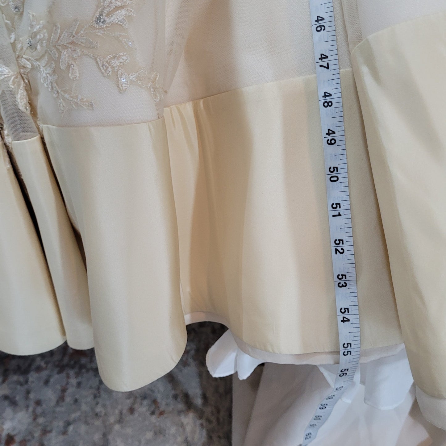 Mon Cheri Wedding Dress in Antique Gold - Size 4