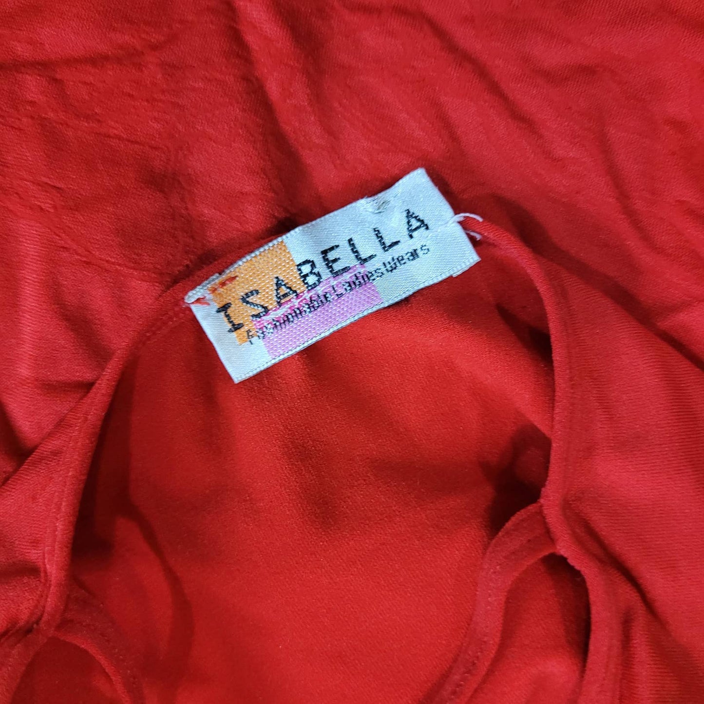 Isabelle Red Tank - Size Extra Small