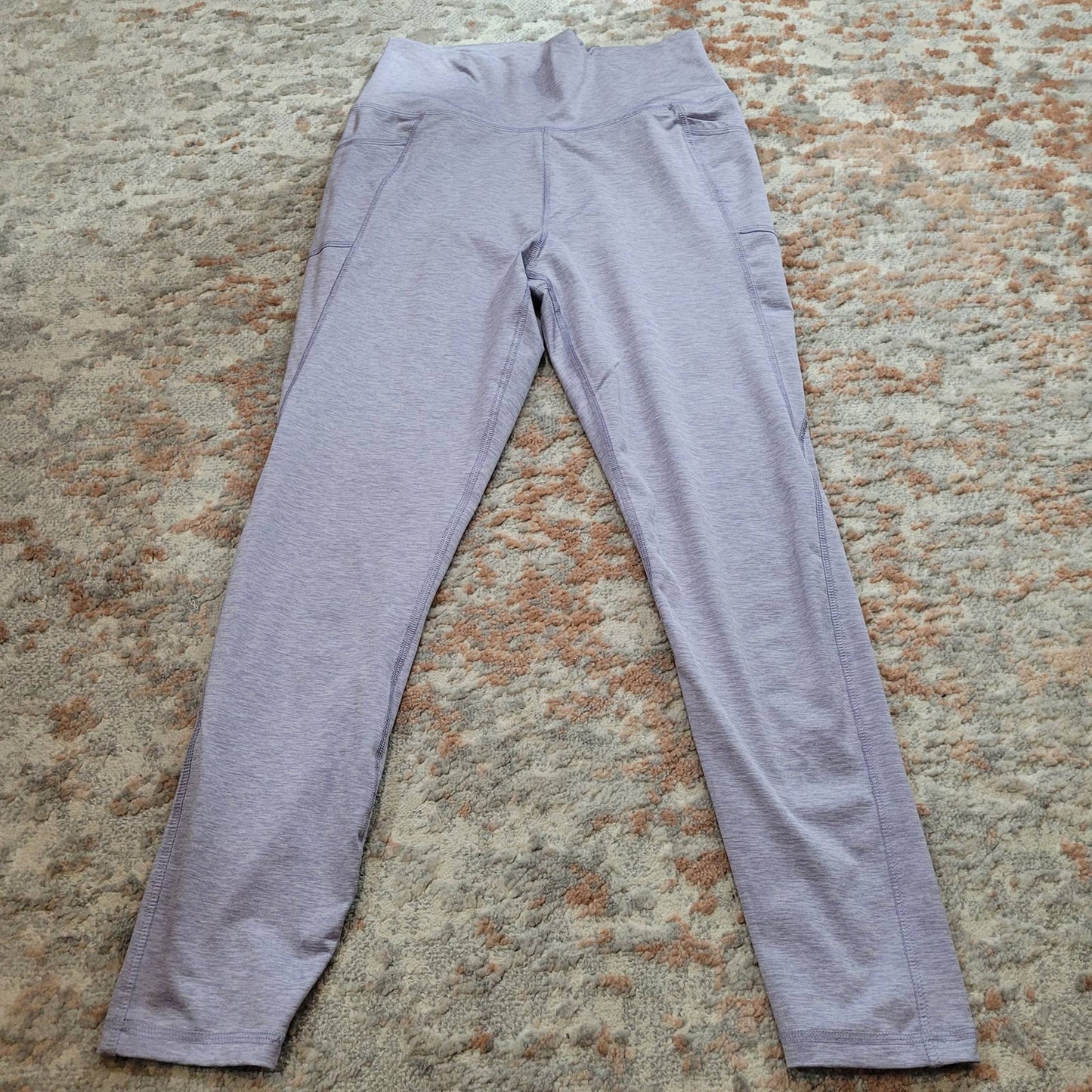 X by Gottex Heathered Lavender Purple Leggings - Size Medium