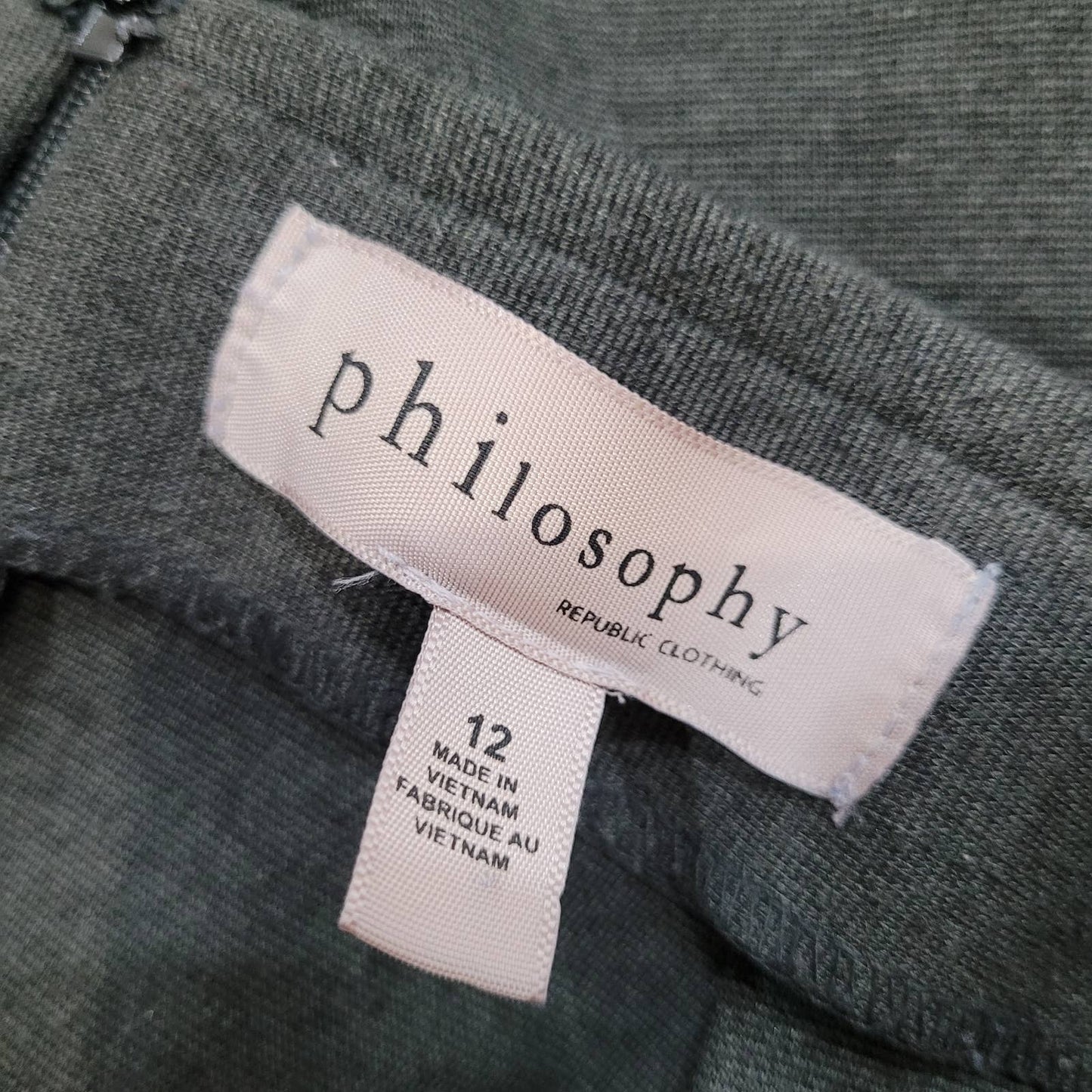 Philosophy Gray Pencil Skirt - Size 12