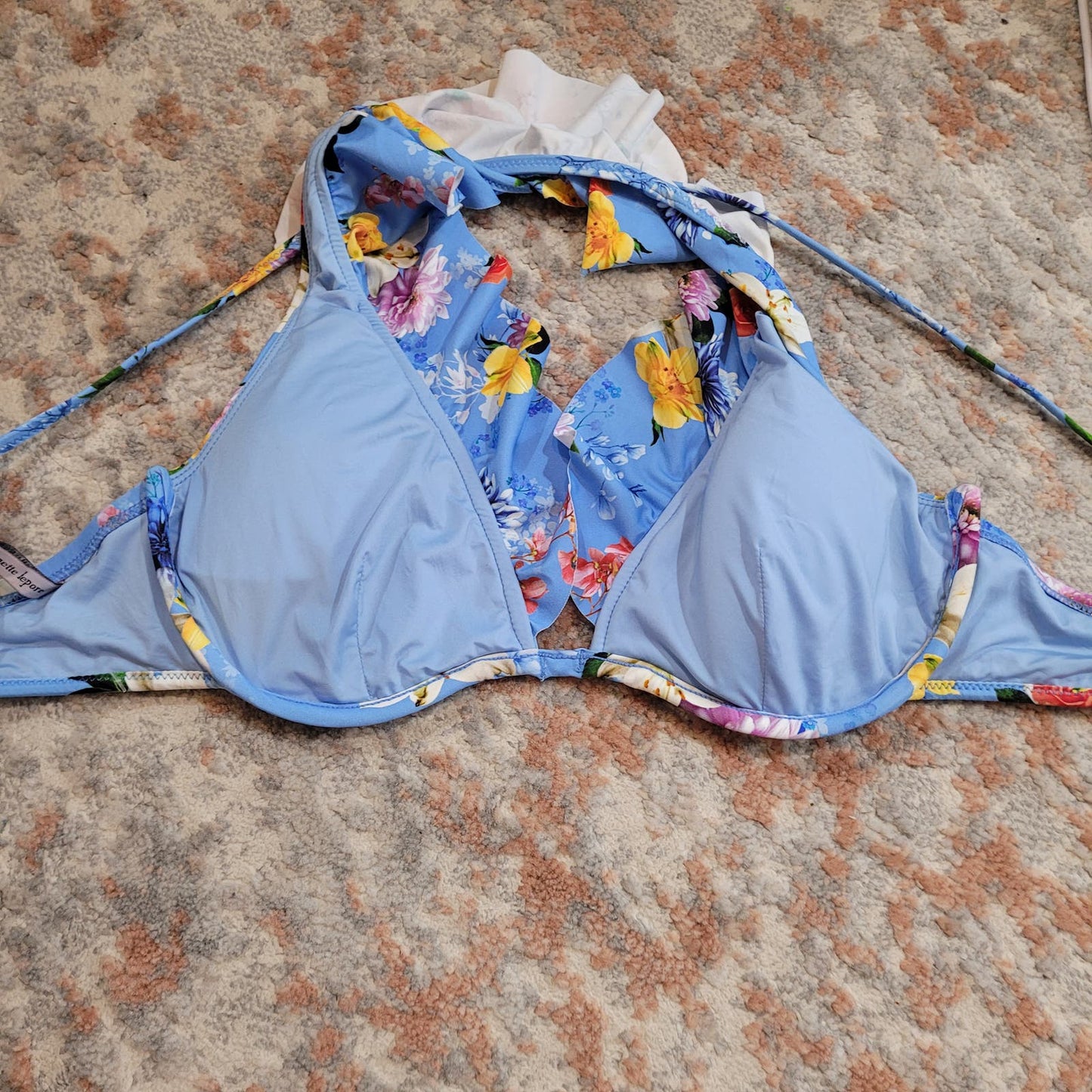Nanette Lepore Women's Standard Crossback Underwire Bikini Swimsuit Top - Medium