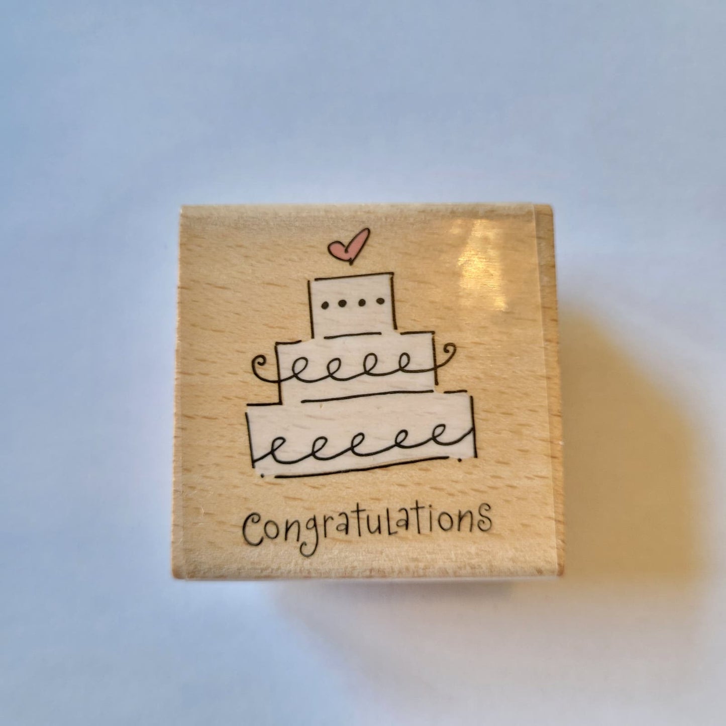Katie & Co Rubber Stamp - Congratulations
