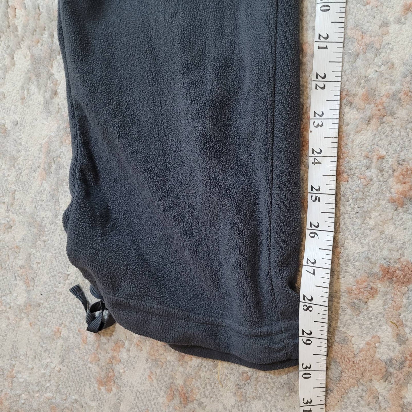 Janina Black Fleece Pants - Size Medium
