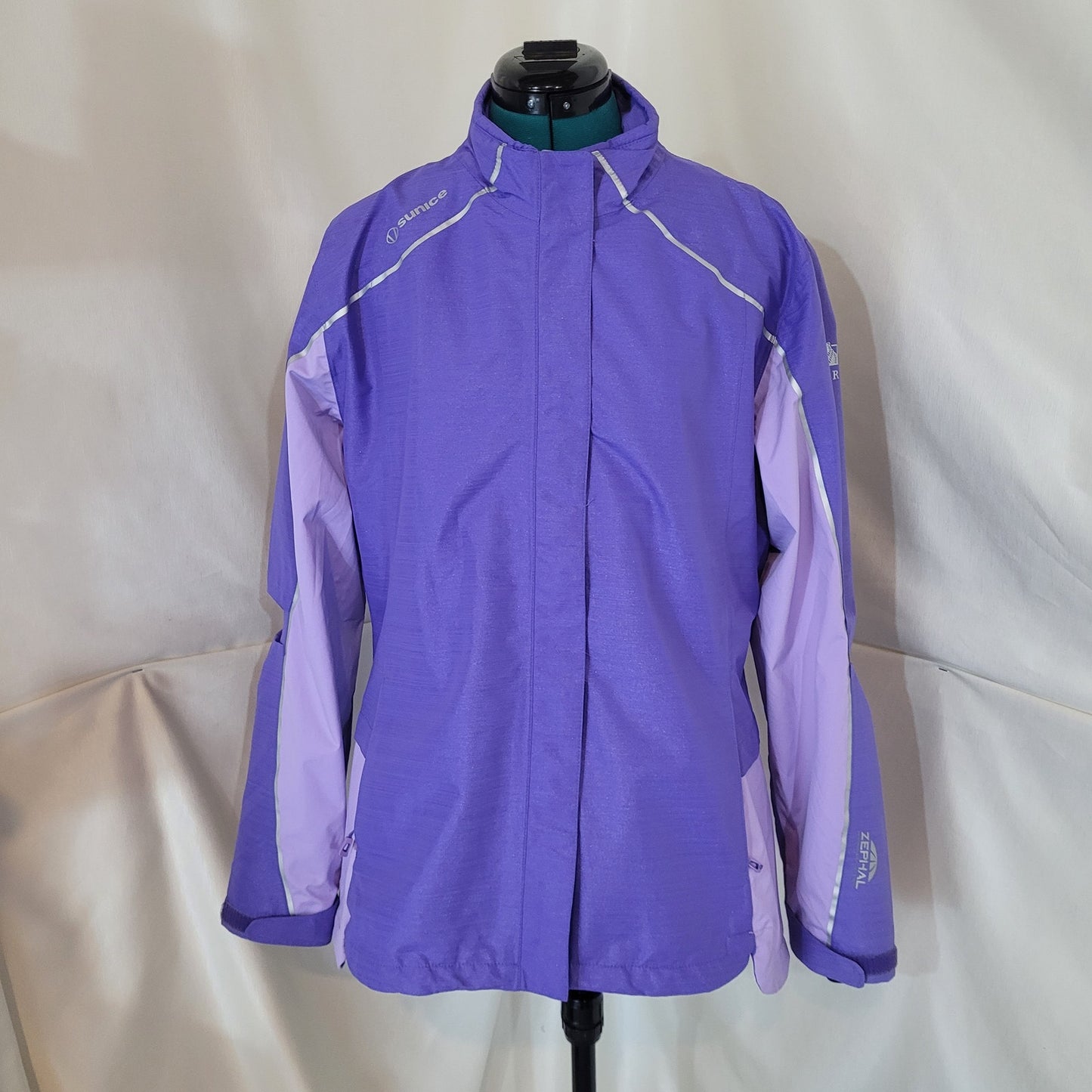 Sunice Elan Zephal Jacket Purple Large Waterproof Breathable - Size Extra Large