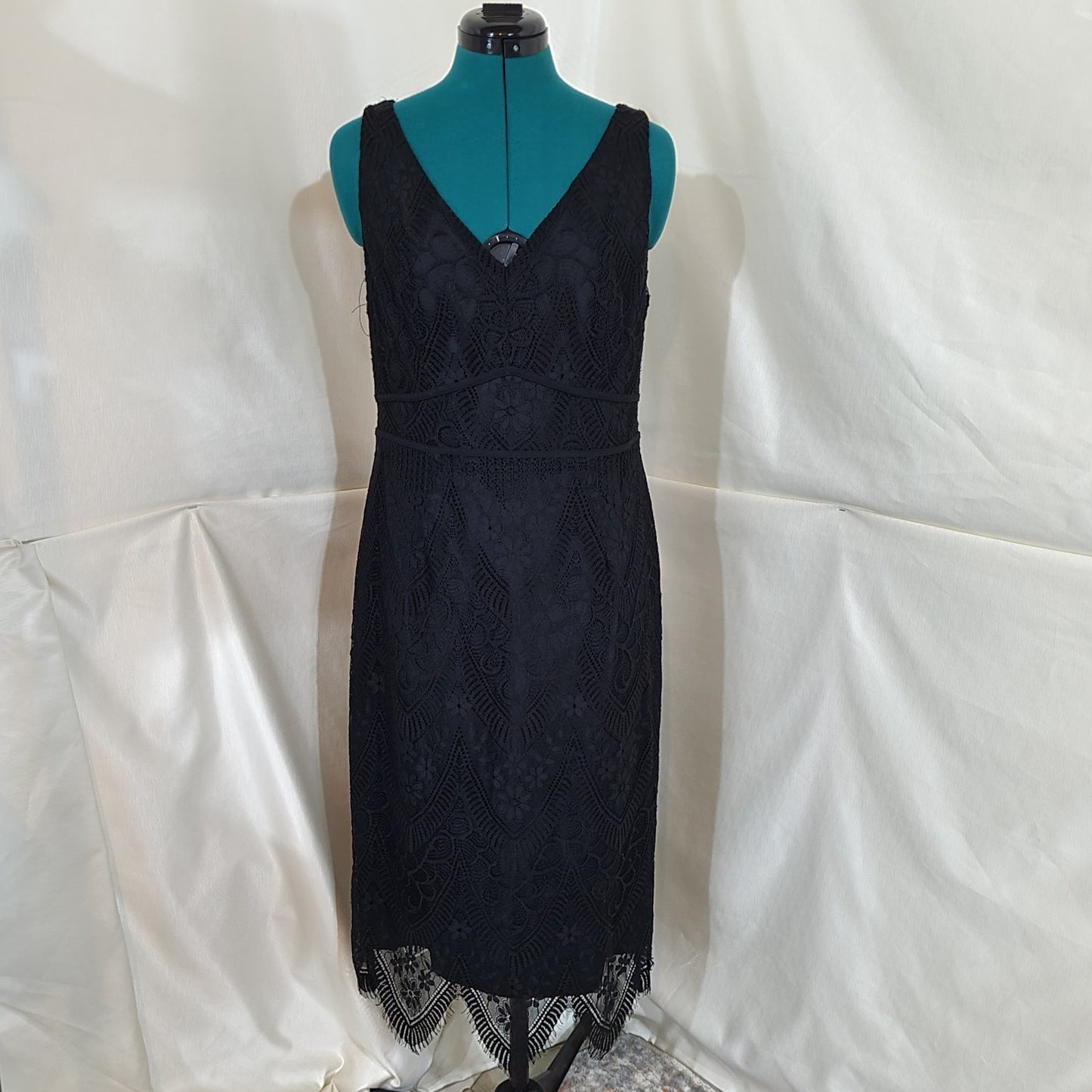 Nanette Lepore Black Lace Dress - Size 12