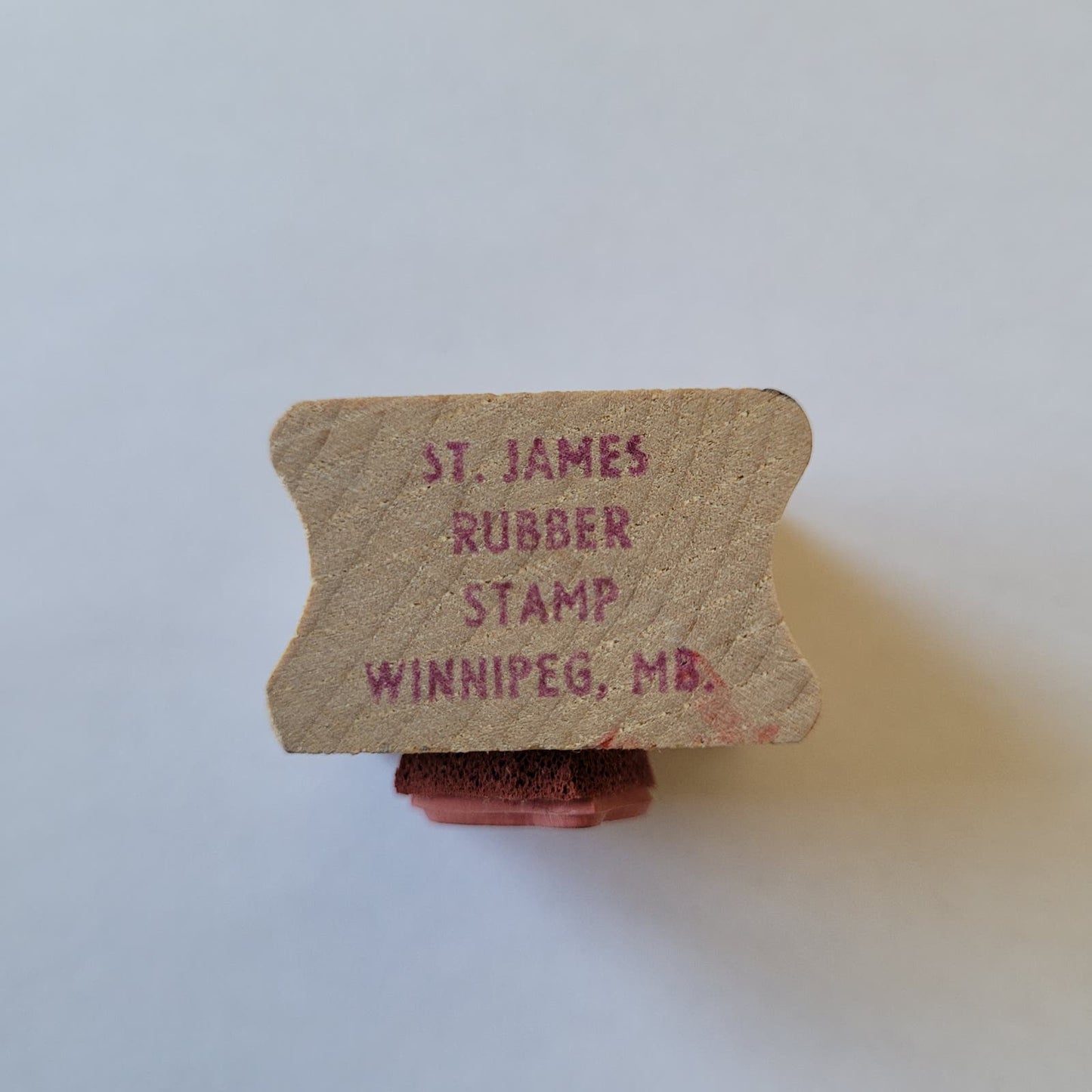 Vintage St. James Rubber Stamp - Planet