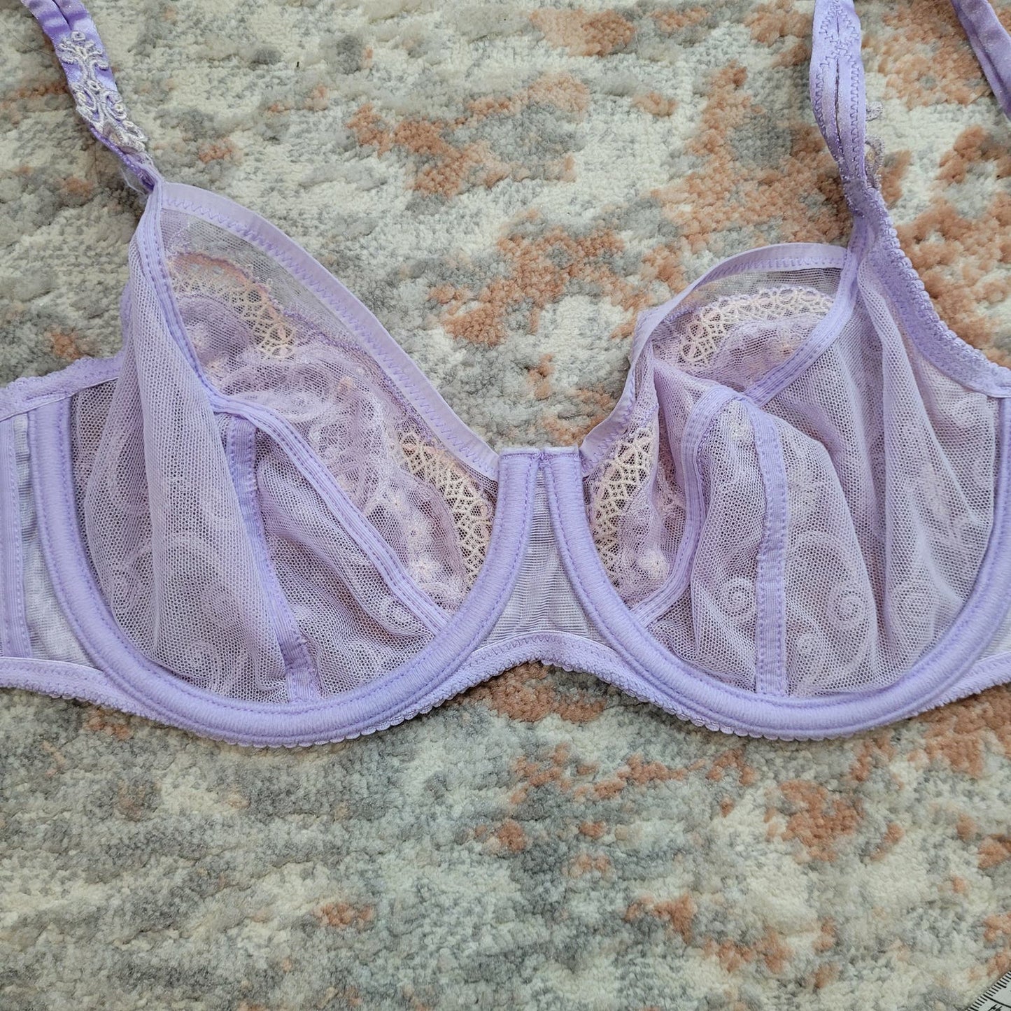 Marie Jo Lavender Purple Bra and Panty Set - Size 34D and Med
