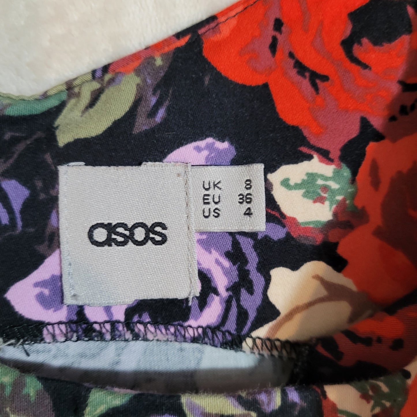 Asos Floral Sheath Dress - Size 4