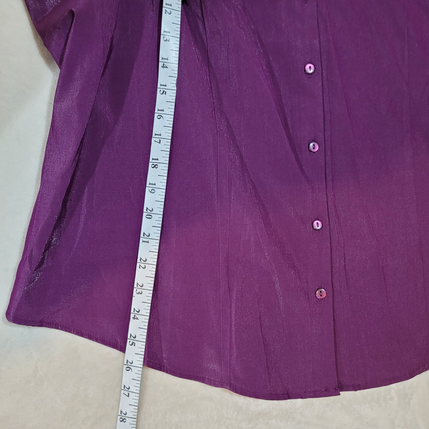 Torrid Retro Chic Poplin Tie Neck Button Front Shirt - Size 3X