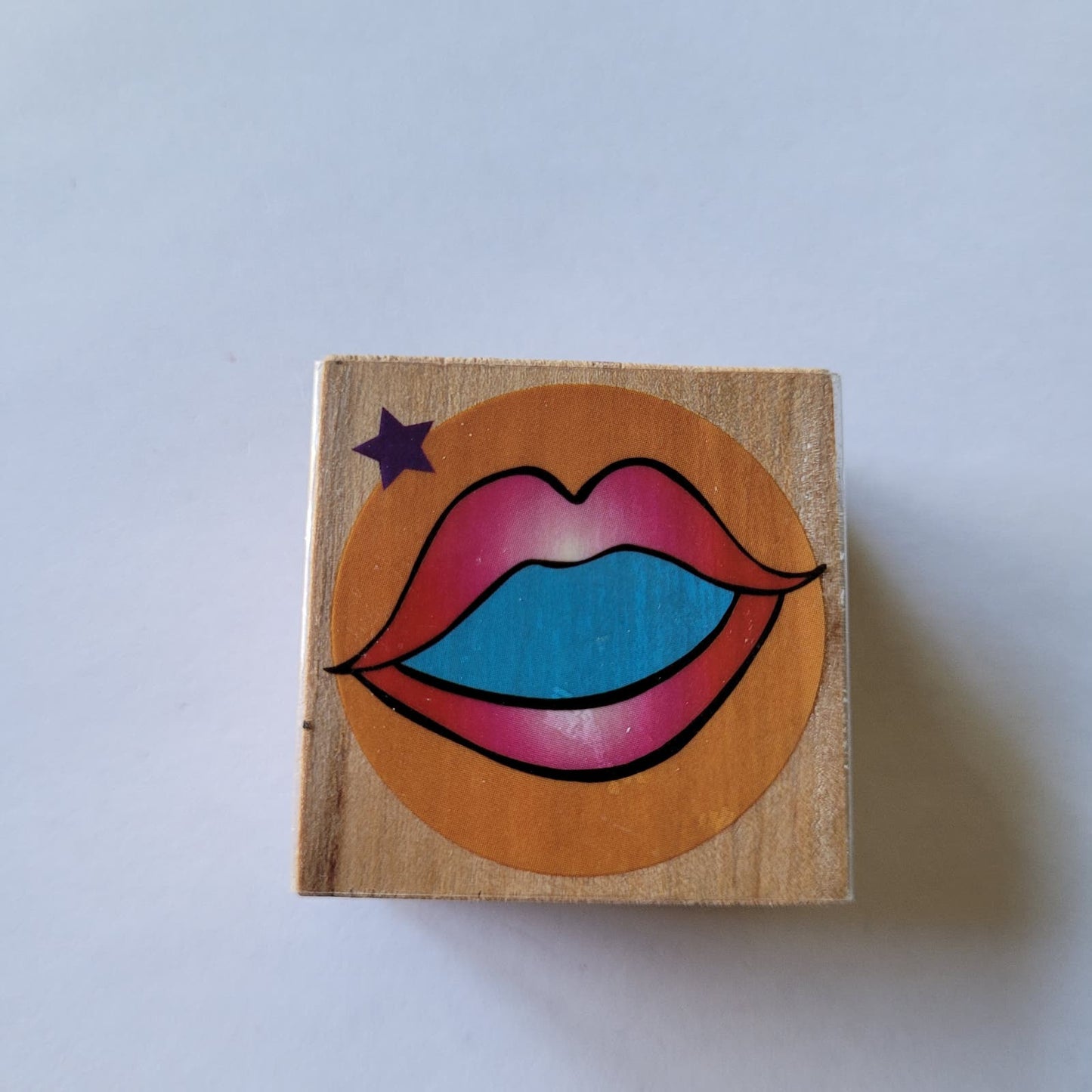 Rubber Stamp - Smiling Lips