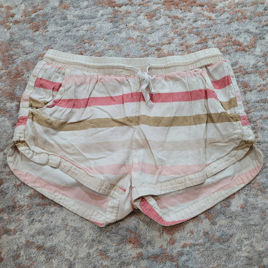 Billabong Striped Booty Shorts - Size Large
