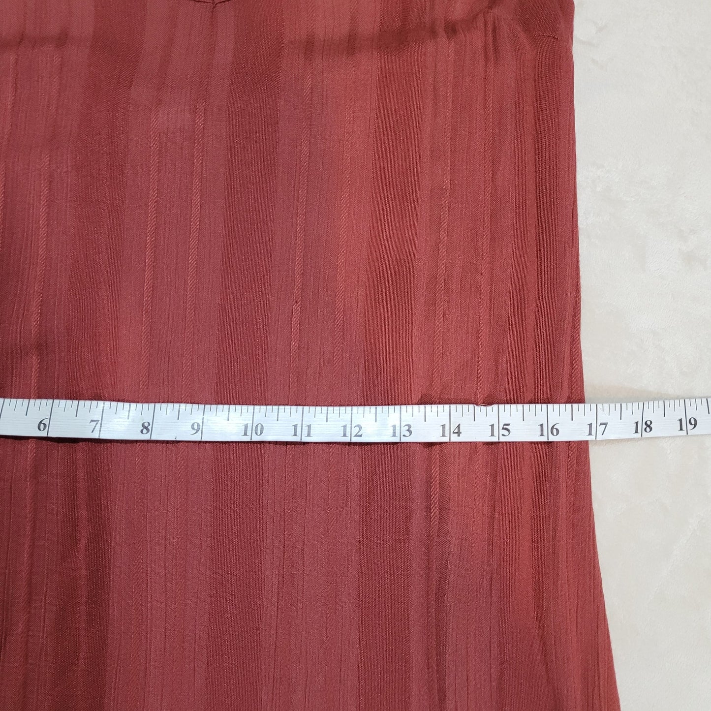 Element Eden Rust Striped Maxi Dress - Size Large