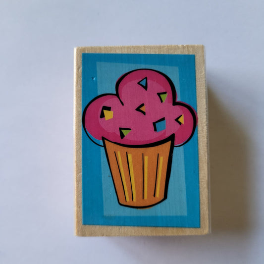 Rubber Stamp - 'Cupcake'