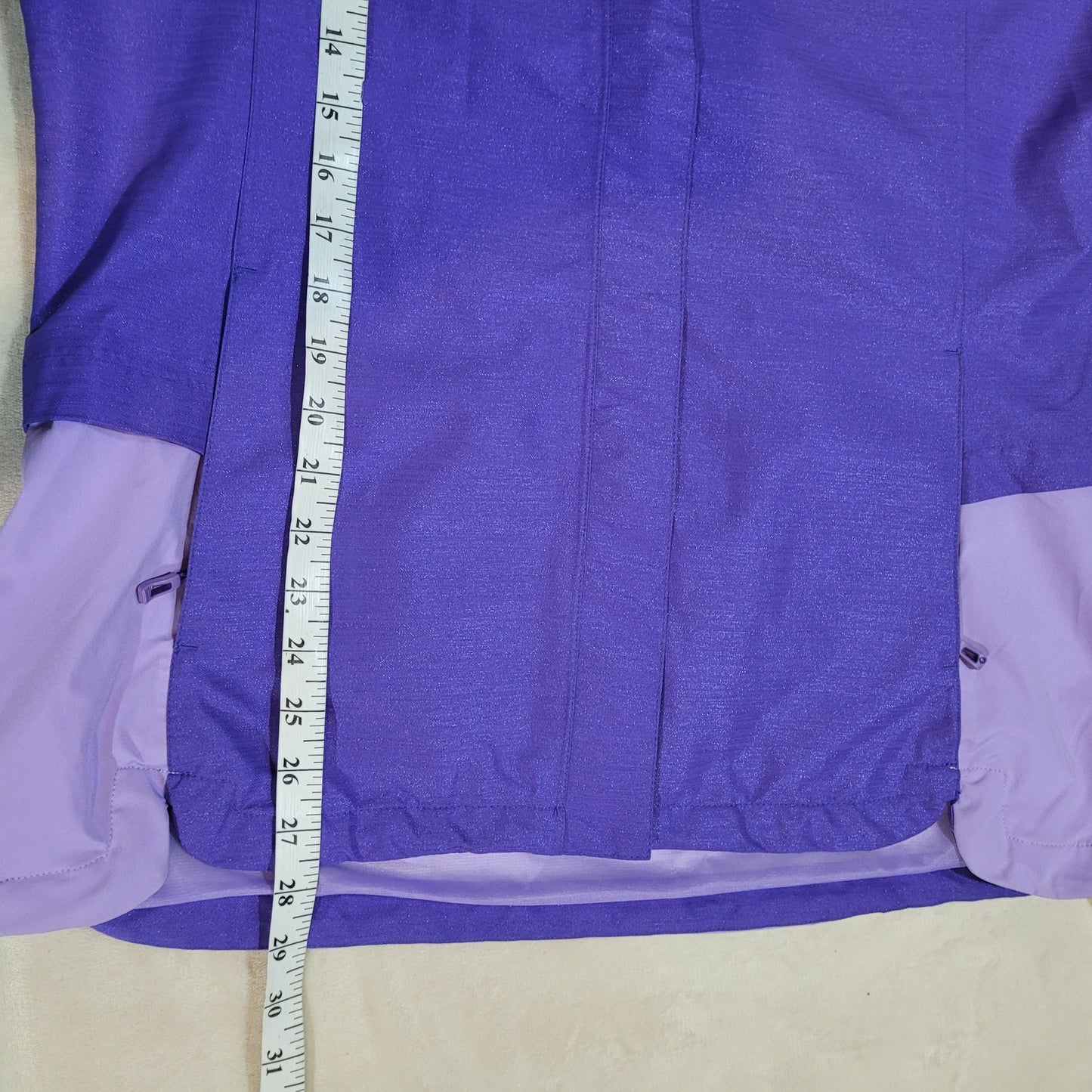 Sunice Elan Zephal Jacket Purple Large Waterproof Breathable - Size Extra Large