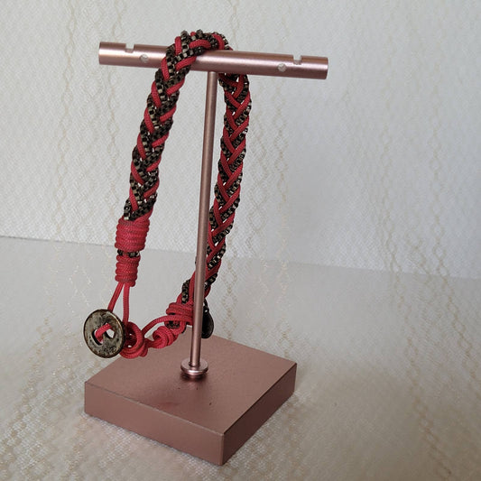 Aea Red String and Metal Chain Braided BraceletMarkita's ClosetUnbranded