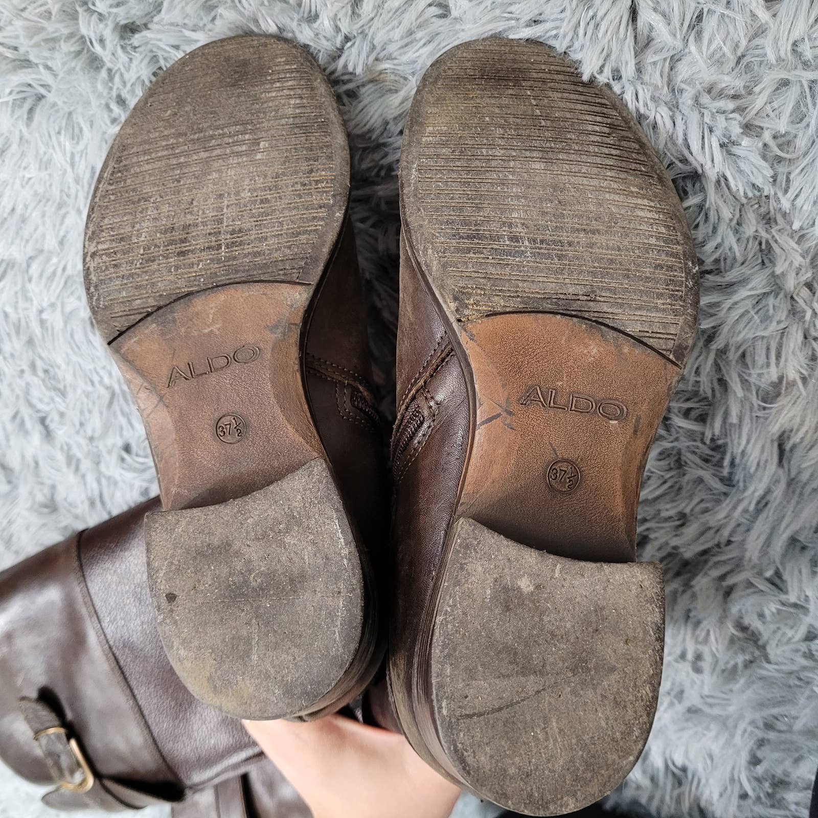Aldo Brown Leather Boots - Size 7Markita's ClosetAldo