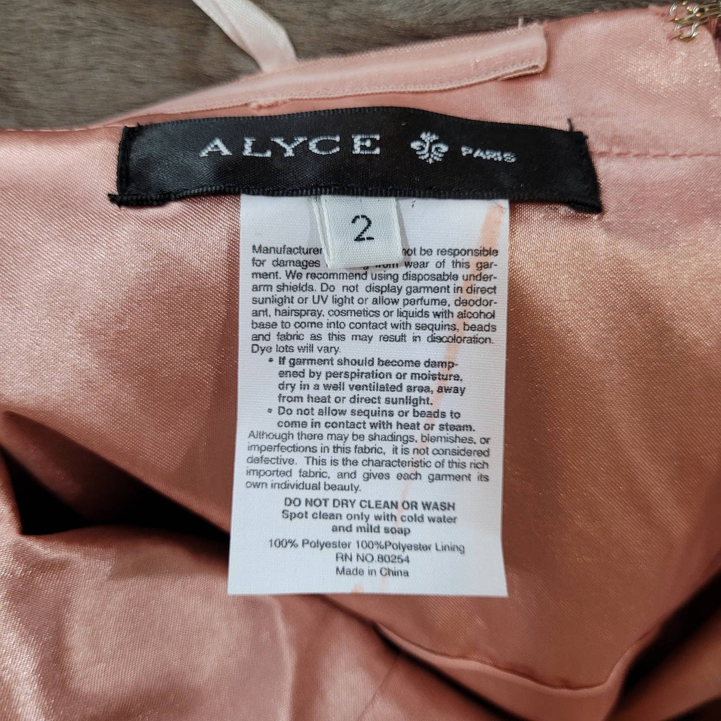 Alyce Paris Blush Pink Satin Strapless Gown Sweetheart Neckline - 2Markita's ClosetAlyce Paris