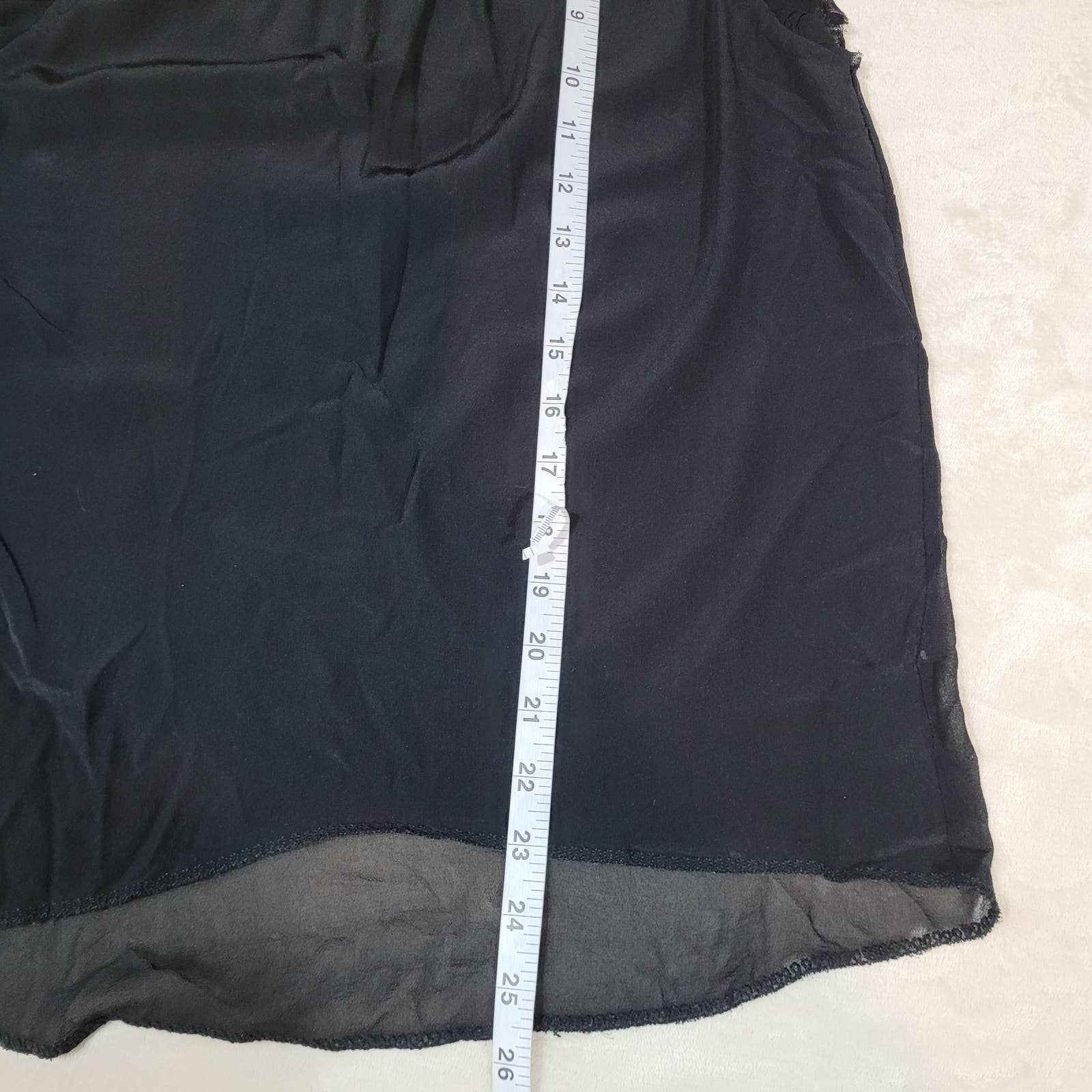 Aritzia Wilfred Black Silk Blouse with Ruffled Shoulders - Size Extra SmallMarkita's ClosetAritzia